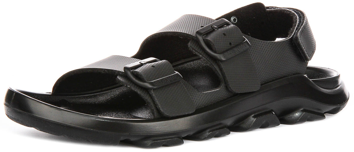 Birkenstock Mogami Terra Trainers | Black genuine leather for Men - Regular Fit