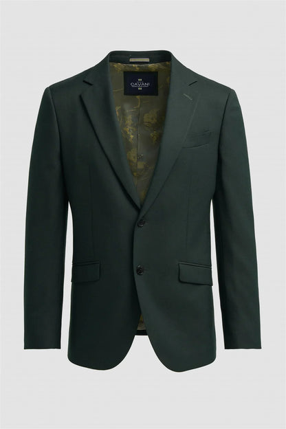 Cavani Malibu Forest Green Tailored Blazer Jacket