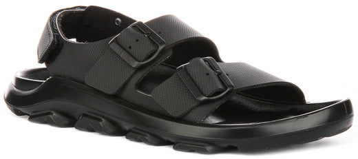 Birkenstock Mogami Terra Trainers | Black genuine leather for Men - Regular Fit