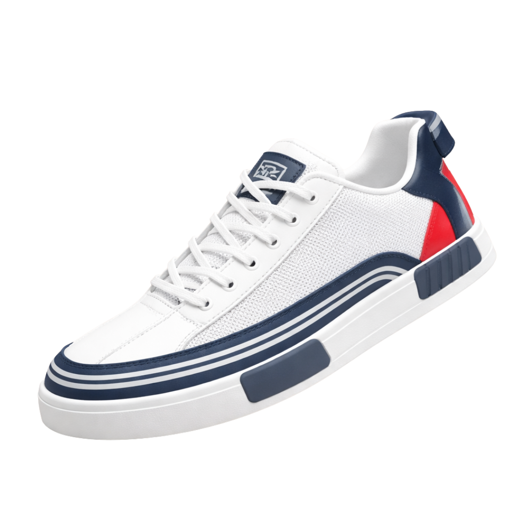 Men’s Breathable Mesh Trainers with Lace-Up Design