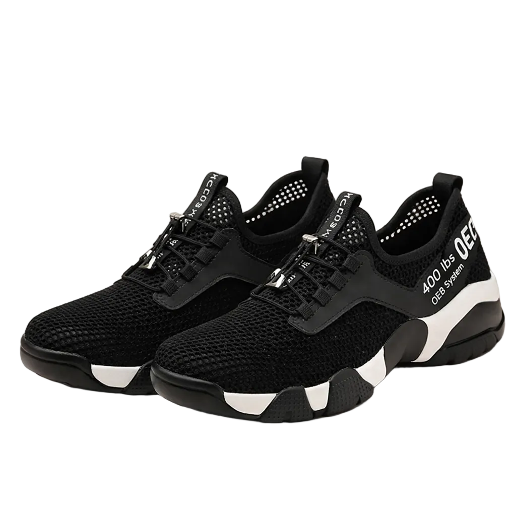 Men’s Breathable Steel Toe Safety Work Sneakers