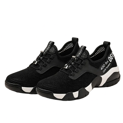 Men’s Breathable Steel Toe Safety Work Sneakers