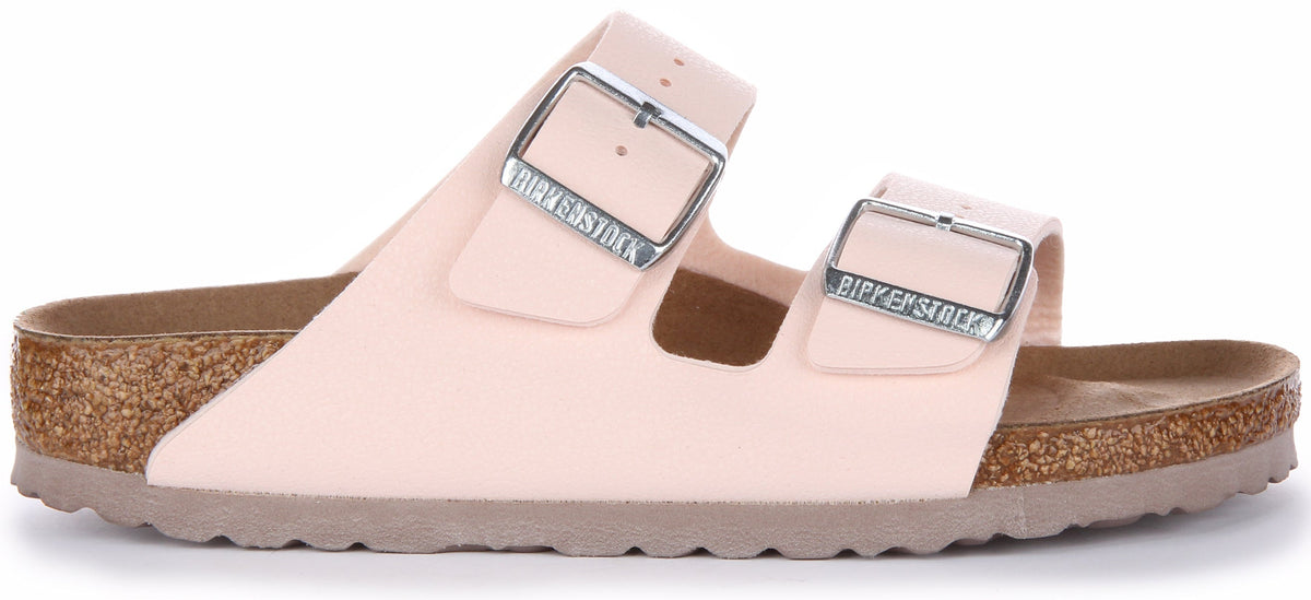 Birkenstock Arizona Sandals | Pink Birkibuc - Vegan-Friendly for Women