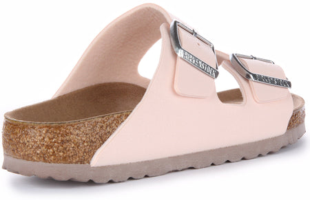 Birkenstock Arizona Sandals | Pink Birkibuc - Vegan-Friendly for Women