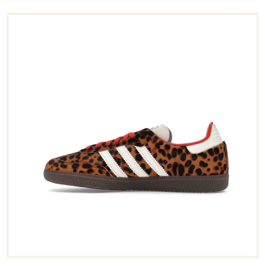 adidas Samba OG Preloved Red Leopard