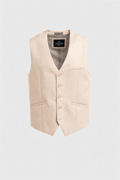 Cavani Malibu Men’s Beige Waistcoat