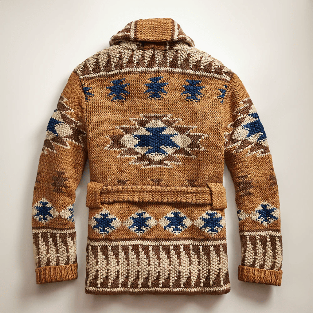 Wyatt | Handcrafted Western Shawl Cardigan